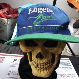 Deadstock Vintage Twin Eugene Emeralds Snap Back Hat Cap